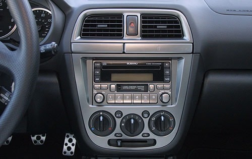 2004 Subaru Impreza WRX Center Console