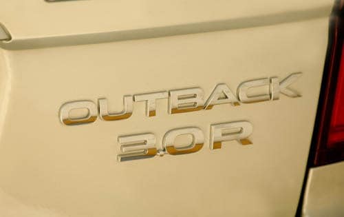 2005 Subaru Outback 3.0 R Rear Badging