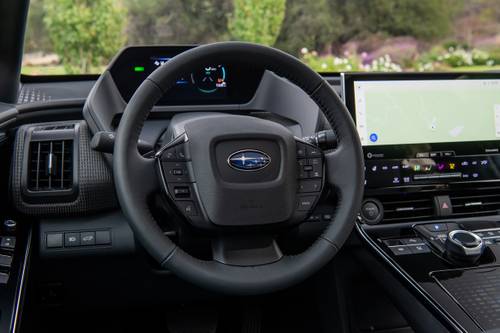 2023 Subaru Solterra Touring 4dr SUV Steering Wheel Detail