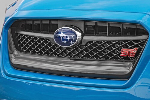 2016 Subaru WRX STI Series.HyperBlue Sedan Front Badge