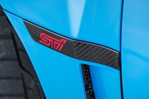 2016 Subaru WRX STI Series.HyperBlue Sedan Fender Badge