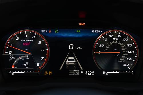 2025 Subaru WRX tS Sedan Gauge Cluster