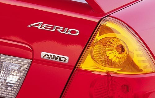 2003 Suzuki Aerio GS AWD Rear Badging
