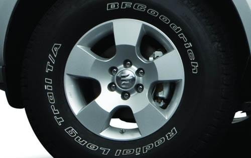 2012 Suzuki Equator Sport Extended Cab Wheel Detail