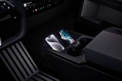 2024 Tesla Cybertruck Crew Cab Pickup Interior Detail