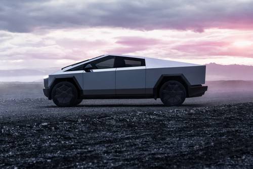 2024 Tesla Cybertruck Crew Cab Pickup Profile