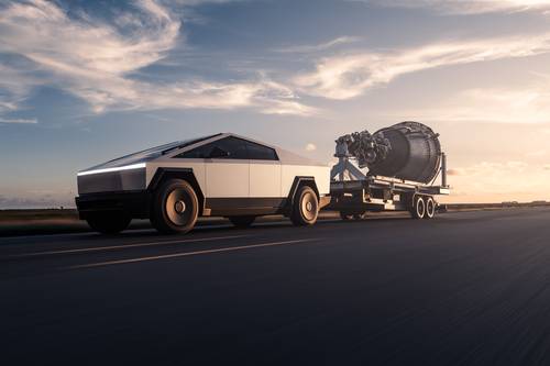 2025 Tesla Cybertruck Cyberbeast Lifestyle Exterior