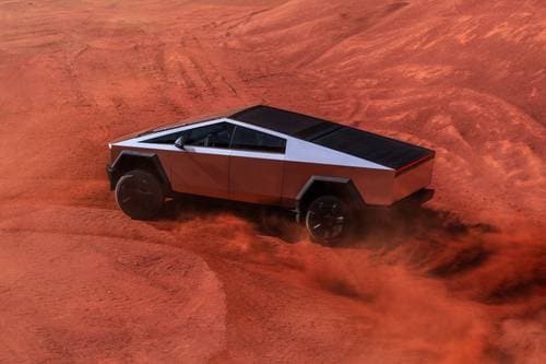 2025 Tesla Cybertruck Cyberbeast Lifestyle Exterior