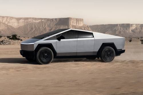 2025 Tesla Cybertruck Crew Cab Pickup Profile