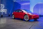 2021 Tesla Model 3 Sedan Top Rated Award Winner