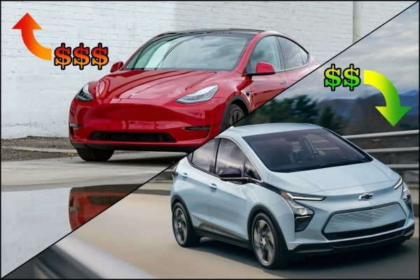 Tesla Raises Prices on Some Models, While Chevy Slashes the MSRP of its EVs