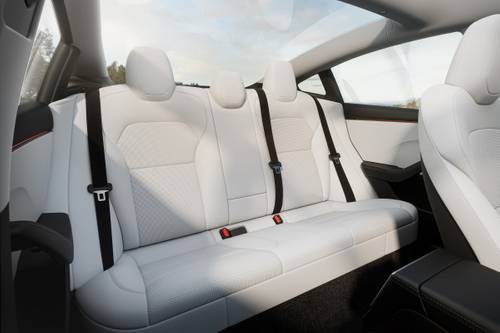 2024 Tesla Model 3 Long Range Sedan Rear Interior