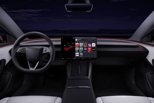 2025 Tesla Model 3 Long Range Sedan Dashboard