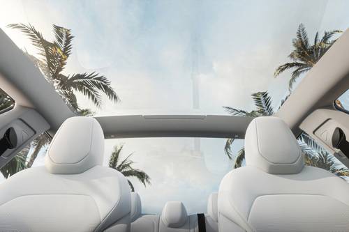 2025 Tesla Model 3 Long Range Sedan Interior Detail