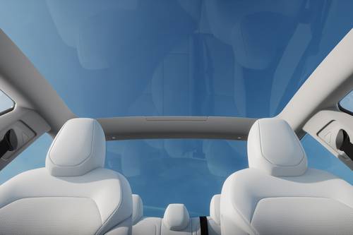 2025 Tesla Model 3 Long Range Sedan Interior Detail