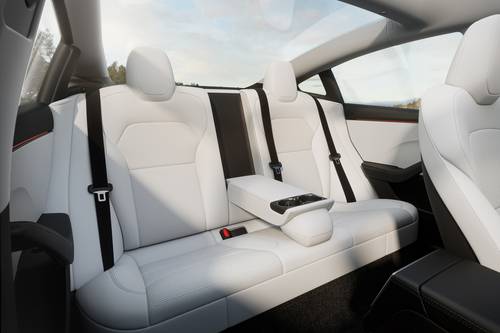 2025 Tesla Model 3 Long Range Sedan Rear Interior