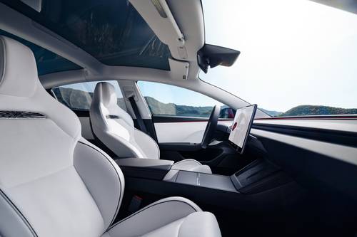 2025 Tesla Model 3 Performance Sedan Interior Detail