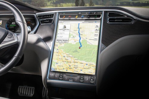 2017 Tesla Model S P100D Sedan Navigation System
