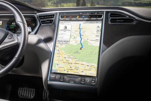 Tesla Model S P100D Sedan Navigation System