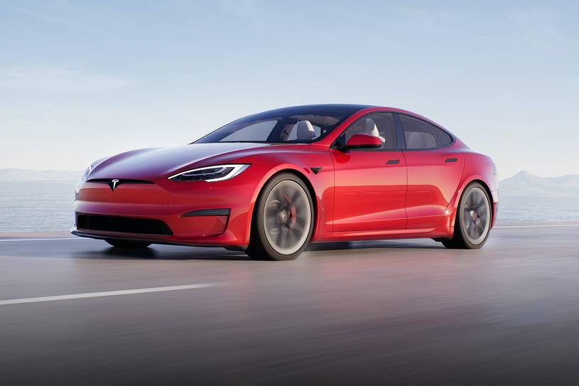 2021 Tesla Model S Plaid Sedan Exterior Shown