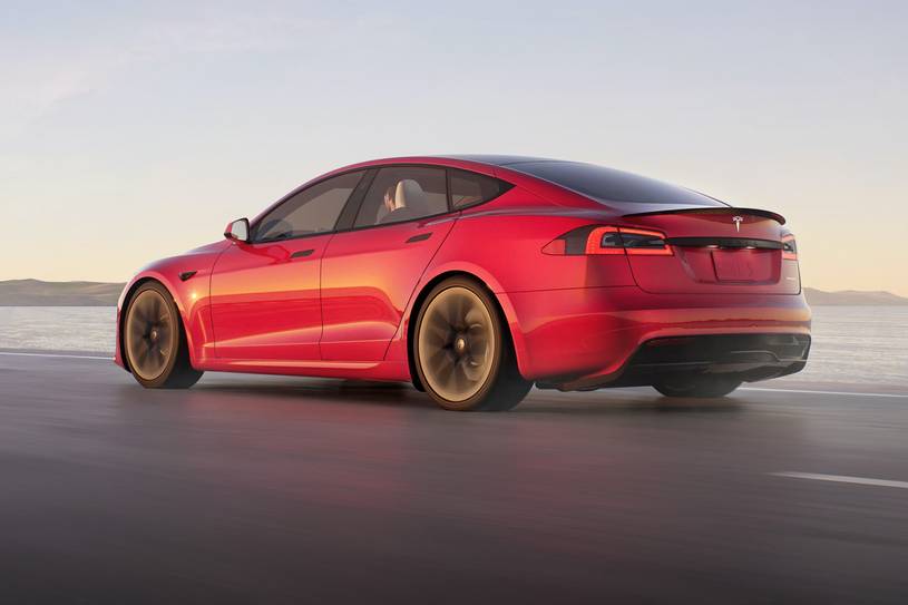 Tesla Model S Plaid Sedan Exterior Shown