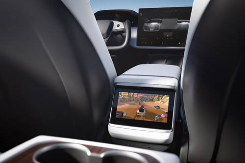 2025 Tesla Model S Plaid Sedan Interior Detail