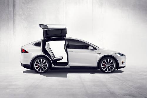 Tesla Model X Performance 4dr SUV Profile Shown