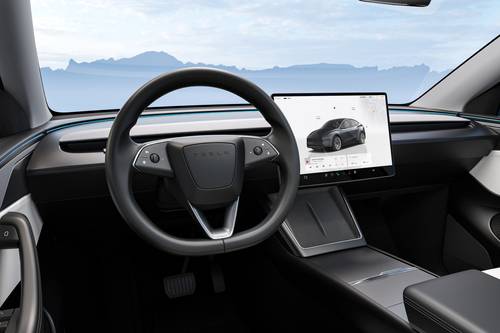 2026 Tesla Model Y Long Range Launch Series 4dr SUV Steering Wheel Detail