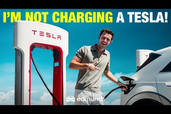 What It's Like to Charge a Non-Tesla Electric Car at a Tesla Supercharger