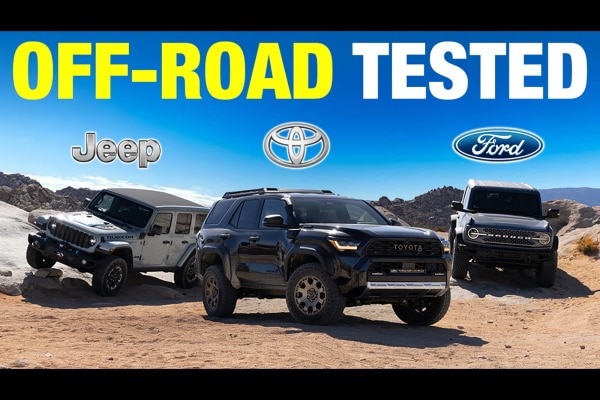 Toyota 4Runner Trailhunter vs. Ford Bronco vs. Jeep Wrangler | Off-Road Comparison Test