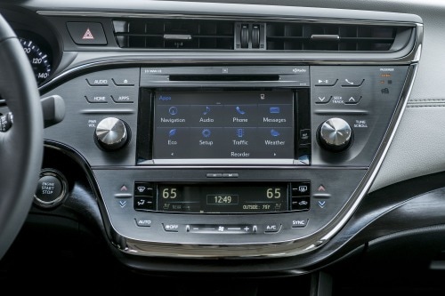 2018 Toyota Avalon Limited Sedan Center Console Shown