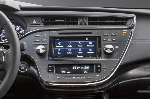 2018 Toyota Avalon Touring Sedan Center Console Shown