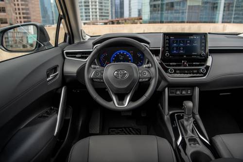 Toyota Corolla Cross XLE 4dr SUV Steering Wheel Detail
