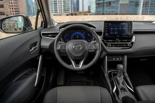2025 Toyota Corolla Cross XLE 4dr SUV Steering Wheel Detail