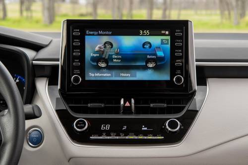 Toyota Corolla Hybrid LE Sedan Center Console