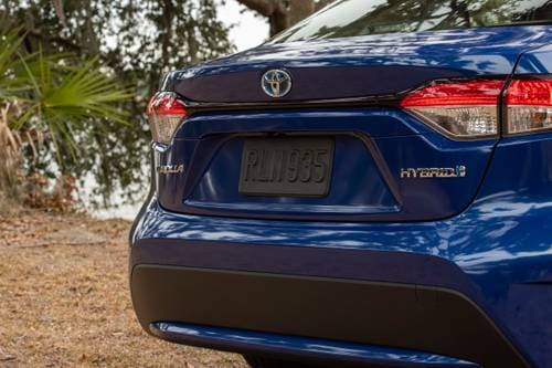 Toyota Corolla Hybrid LE Sedan Rear Badge