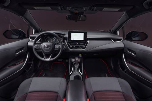 Toyota Corolla Hybrid SE Sedan Dashboard. Infrared Package Shown.