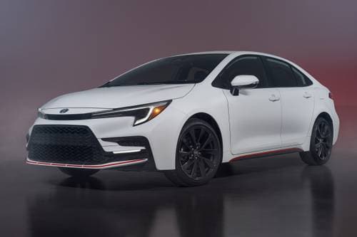 Toyota Corolla Hybrid SE Sedan Exterior. Infrared Package Shown.