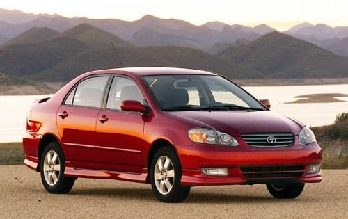 2003 toyota corolla recommended maintenance #7