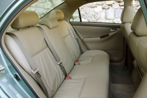 2007 Toyota Corolla LE Sedan Rear Interior