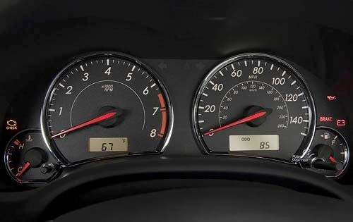 2011 Toyota Corolla Instrument Cluster