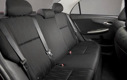 2011 Toyota Corolla S Rear Interior