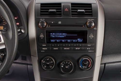 2012 Toyota Corolla Sedan Center Console