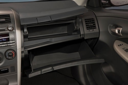 2012 Toyota Corolla Dash Storage Detail