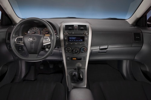 2013 Toyota Corolla S Sedan Dashboard