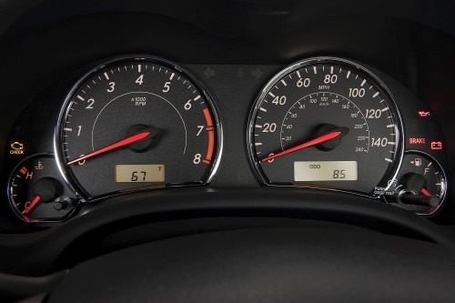 2013 Toyota Corolla S Sedan Gauge Cluster