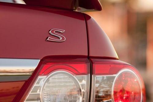 2013 Toyota Corolla S Sedan Rear Badge
