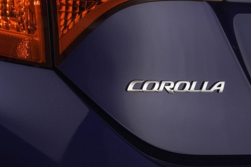 2016 Toyota Corolla S Premium Sedan Rear Badge