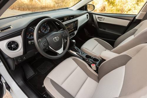 Toyota Corolla LE Eco w/Premium Package Sedan Steering Wheel Detail