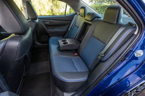 Toyota Corolla SE Sedan Rear Interior